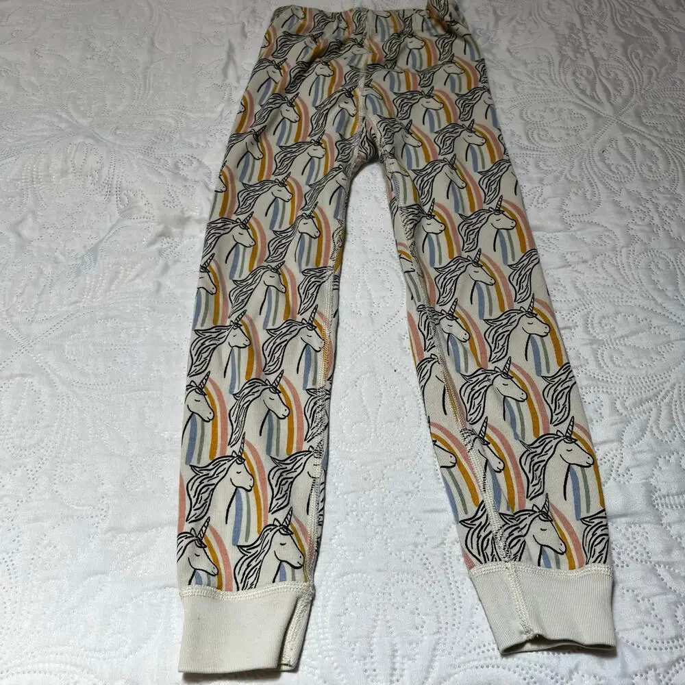 Hanna Andersson Rainbow Unicorn PJ Set Size 6/7